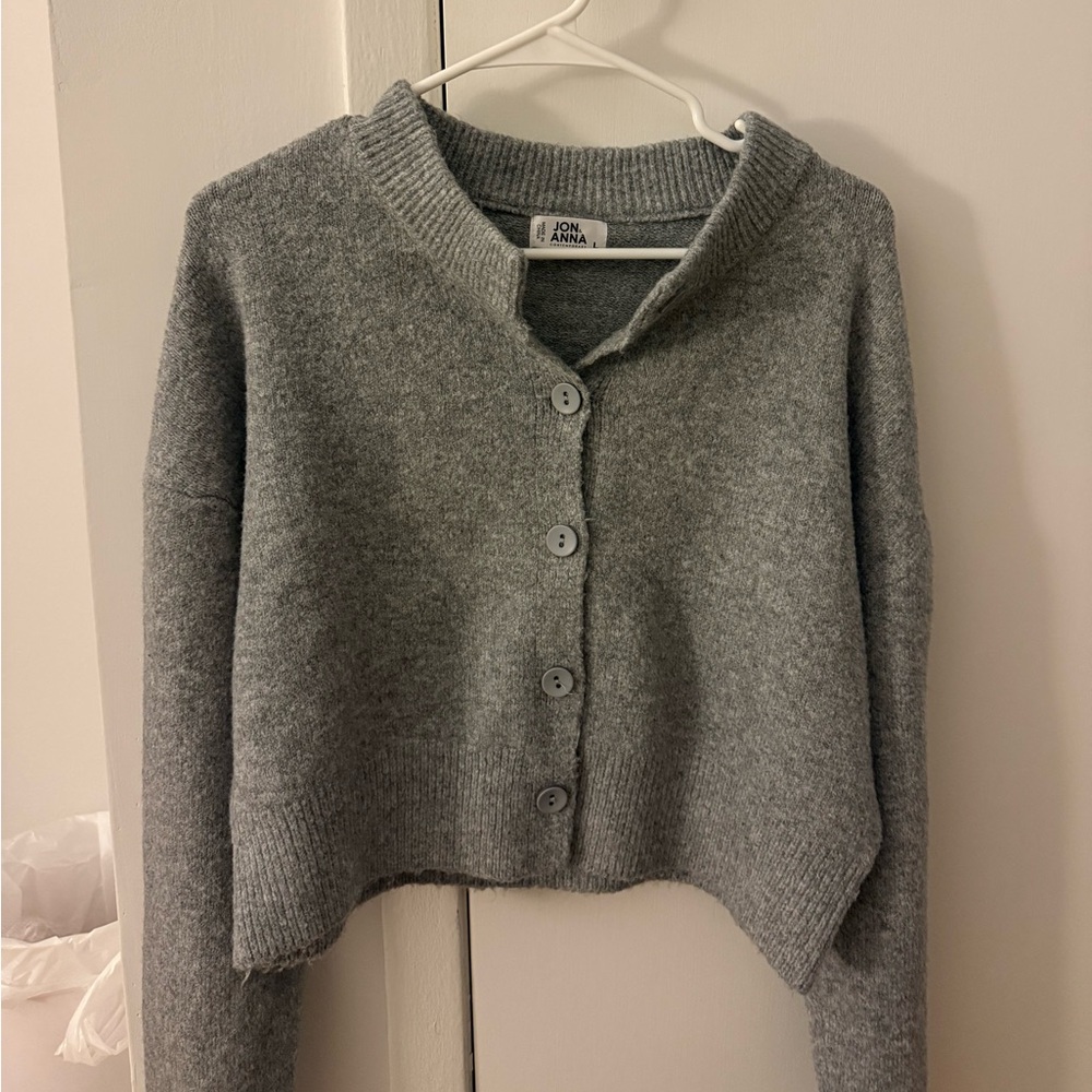 Heather Gray Women's Cardigan